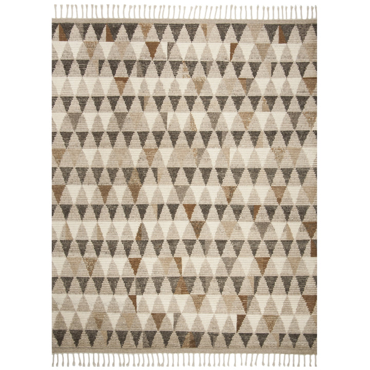 SAFAVIEH Kenya KNY120A Hand-knotted Ivory / Multi Rug Image 3