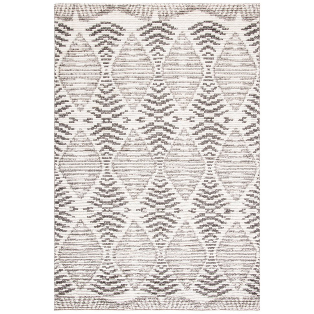 SAFAVIEH Kenya KNY175F Hand-knotted Grey / Ivory Rug Image 1