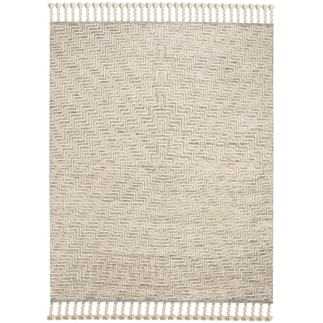 SAFAVIEH Kenya KNY150A Hand-knotted Ivory / Grey Rug Image 4