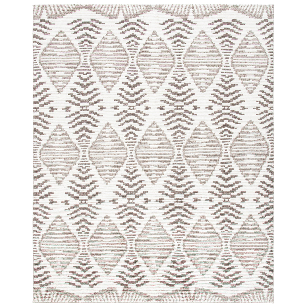 SAFAVIEH Kenya KNY175F Hand-knotted Grey / Ivory Rug Image 5