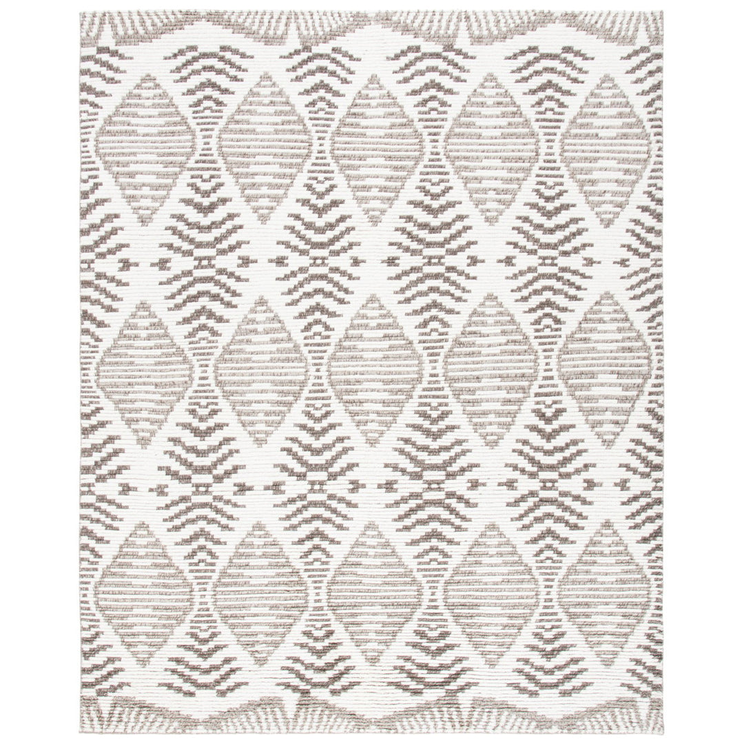 SAFAVIEH Kenya KNY175F Hand-knotted Grey / Ivory Rug Image 1