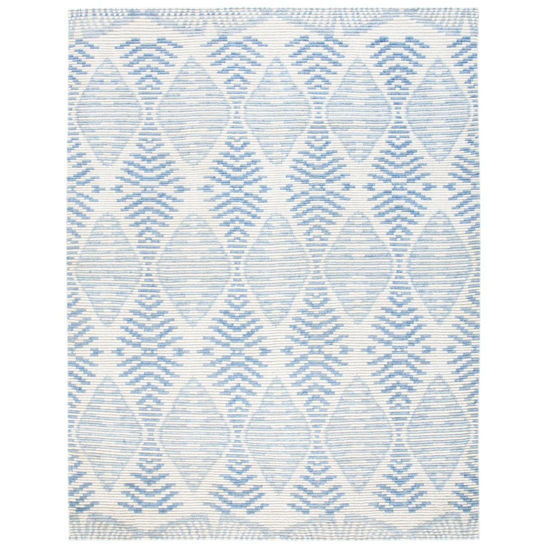 SAFAVIEH Kenya KNY175L Light Blue / Ivory Rug Image 1