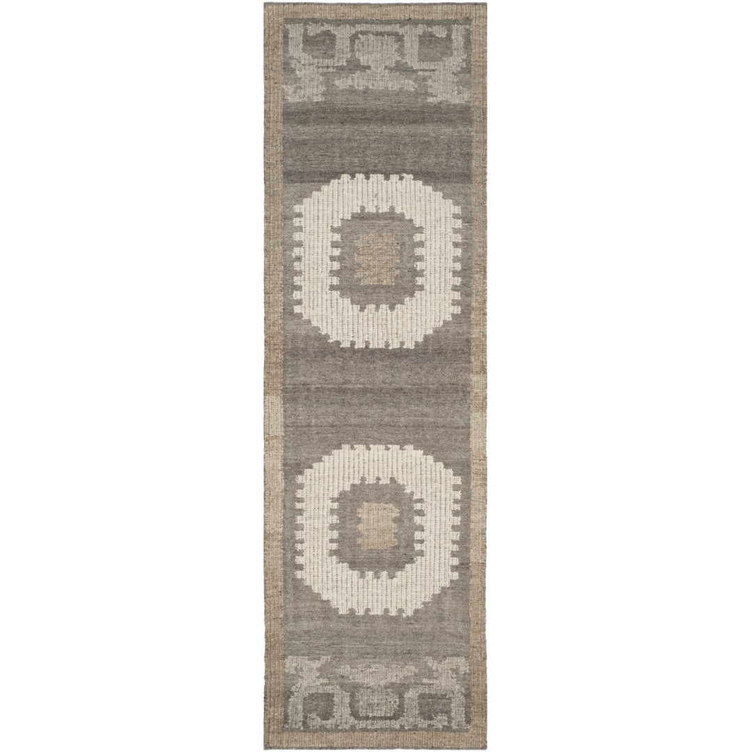 SAFAVIEH KNY313A Kenya Ivory / Brown Image 1