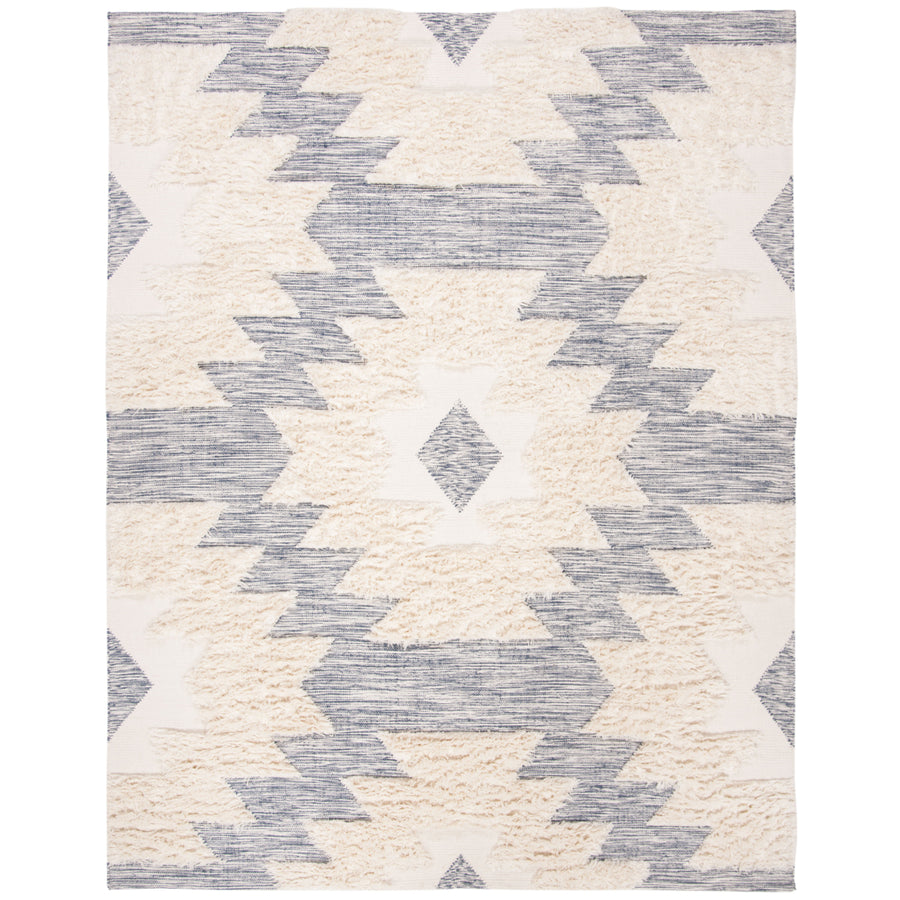 SAFAVIEH Kenya KNY452N Handwoven Navy / Ivory Rug Image 1