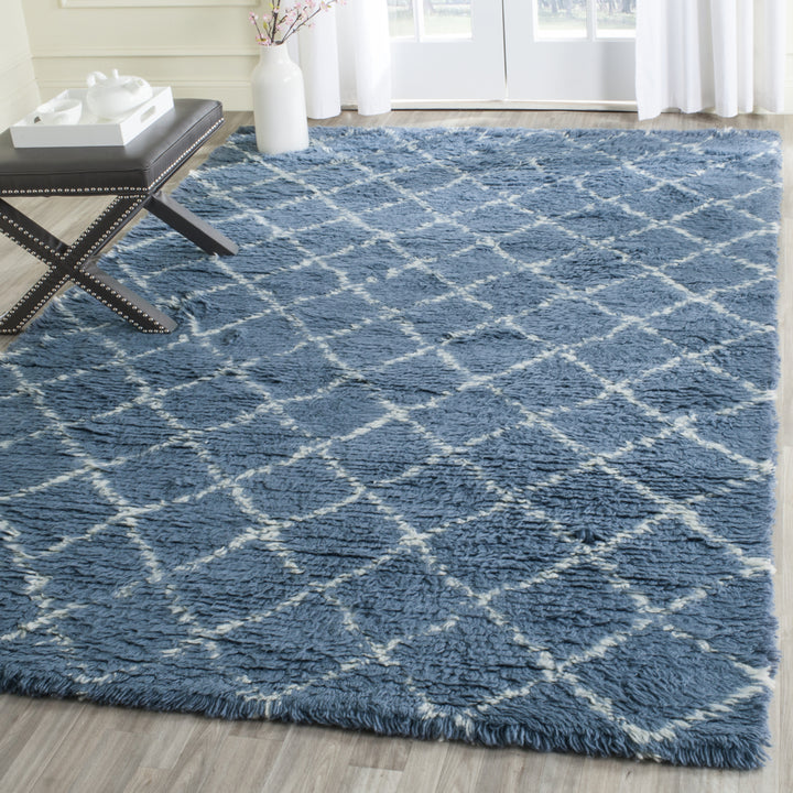 SAFAVIEH Kenya KNY404D Light Blue / Ivory Rug Image 1