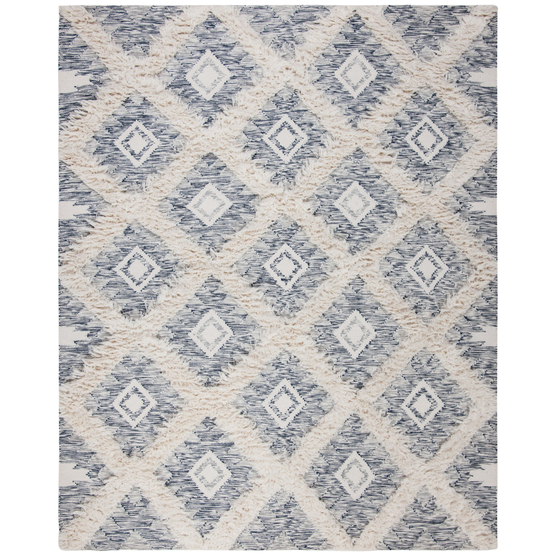 SAFAVIEH Kenya KNY455M Handwoven Blue / Ivory Rug Image 1