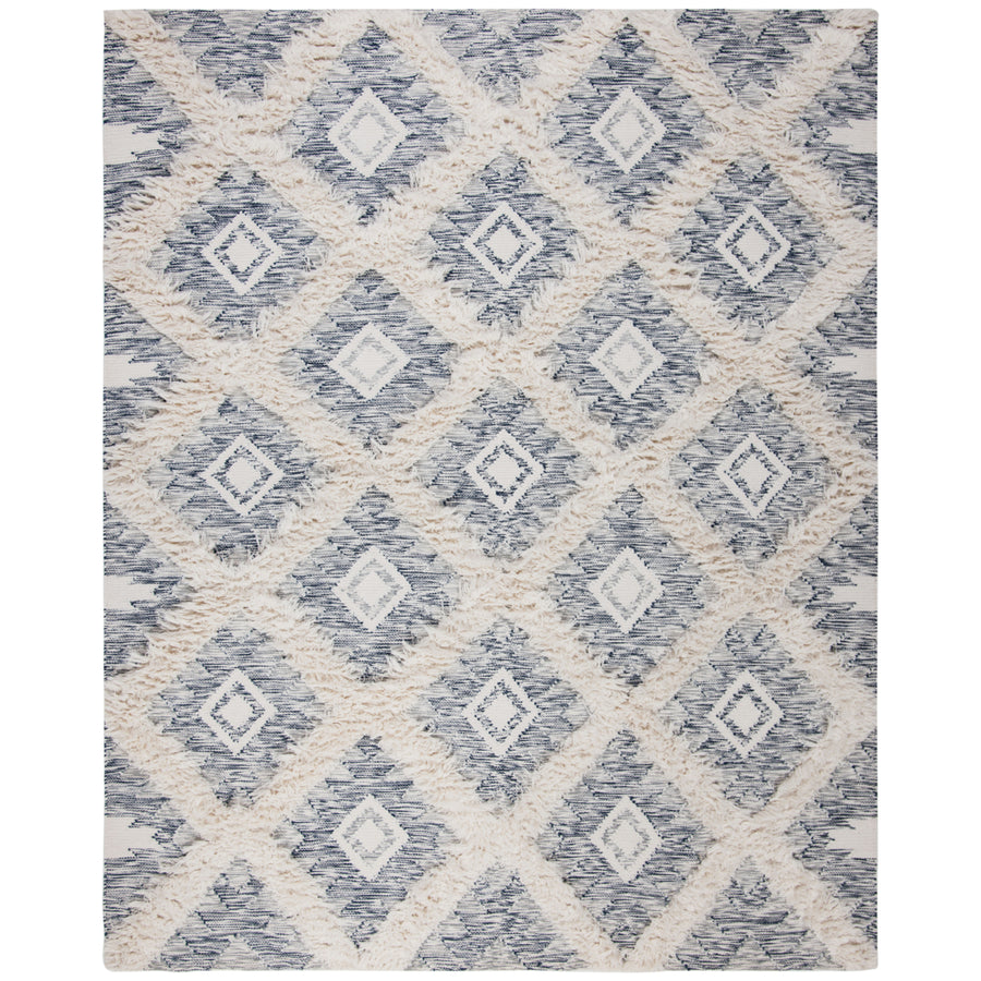 SAFAVIEH Kenya KNY455M Handwoven Blue / Ivory Rug Image 1