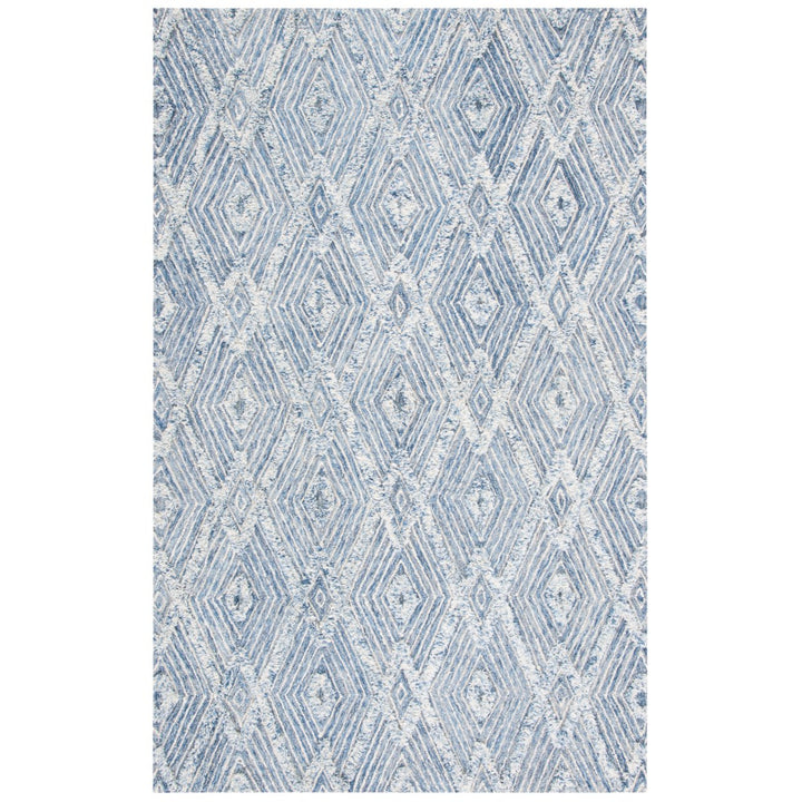 SAFAVIEH Kenya KNY475M Handmade Blue / Ivory Rug Image 1