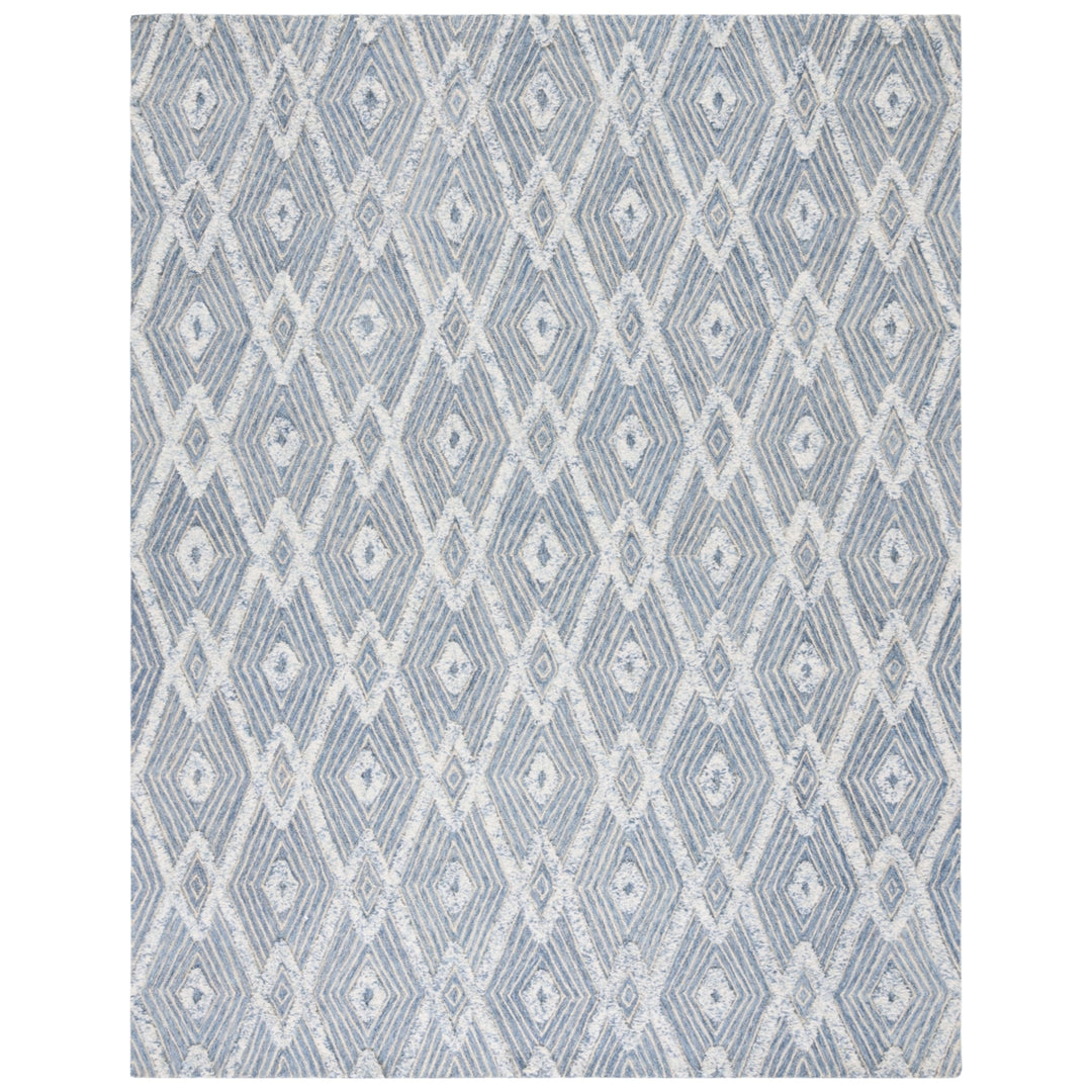 SAFAVIEH Kenya KNY475M Handmade Blue / Ivory Rug Image 6