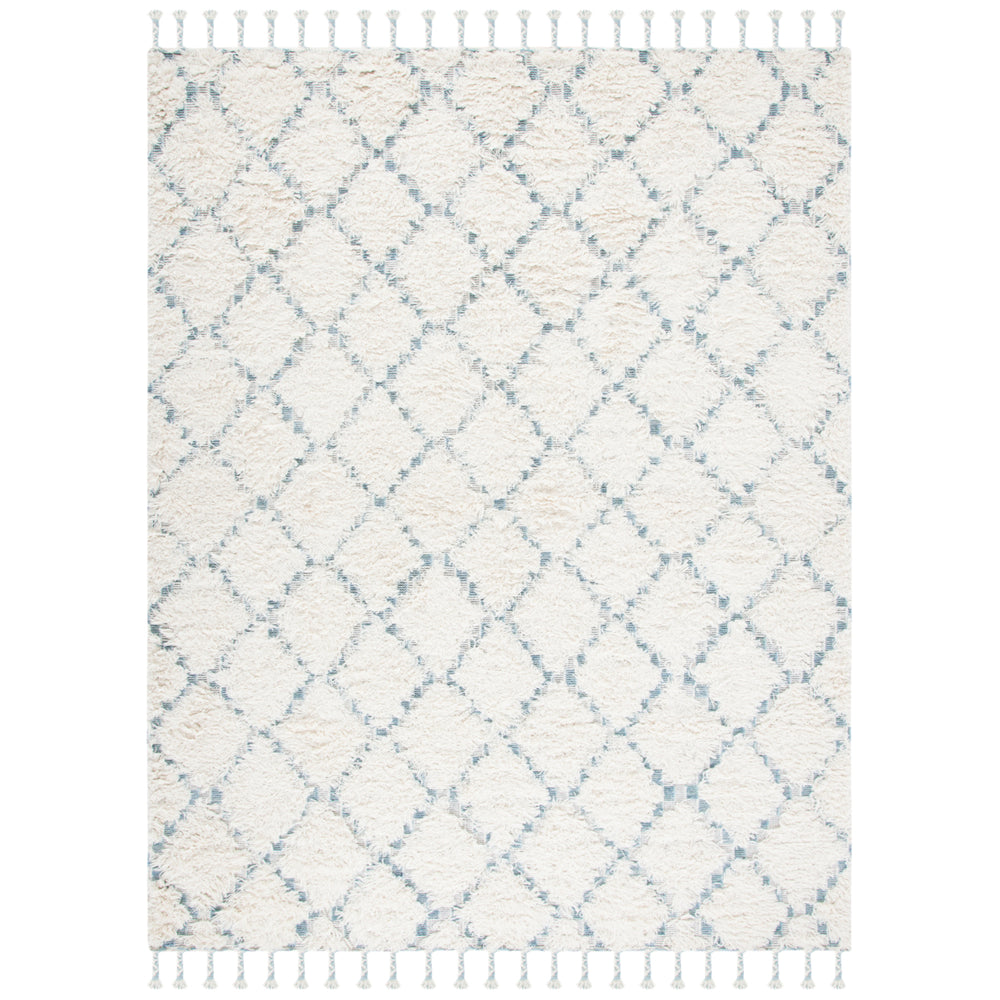 SAFAVIEH Kenya KNY604M Hand-knotted Blue / Ivory Rug Image 2