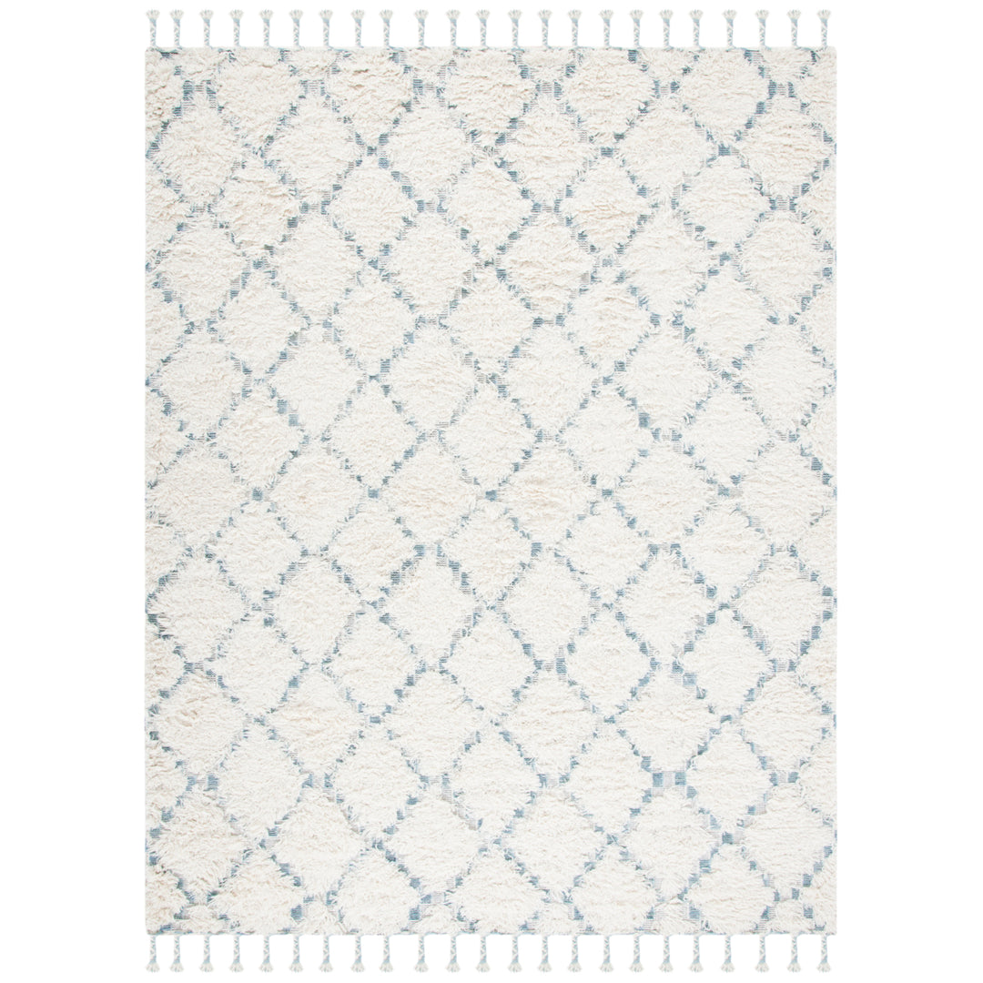 SAFAVIEH Kenya KNY604M Hand-knotted Blue / Ivory Rug Image 2