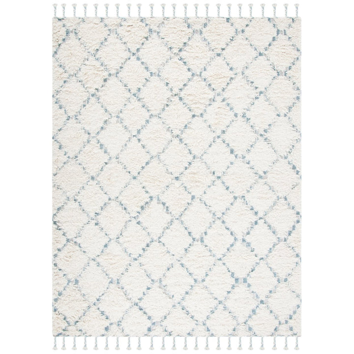 SAFAVIEH Kenya KNY604M Hand-knotted Blue / Ivory Rug Image 1