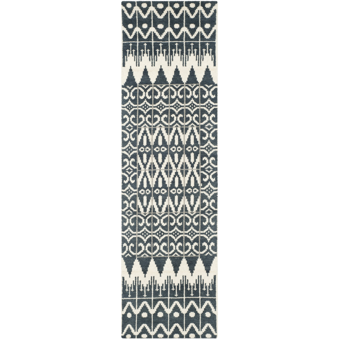 SAFAVIEH Kenya KNY606A Hand-knotted Charcoal Rug Image 3