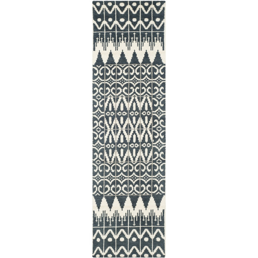 SAFAVIEH Kenya KNY606A Hand-knotted Charcoal Rug Image 1