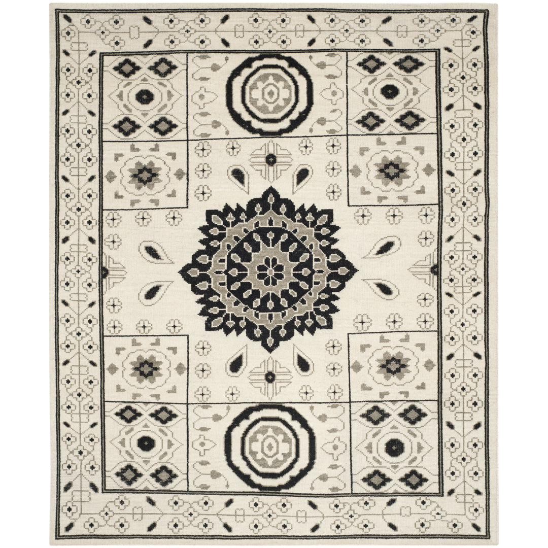 SAFAVIEH Kenya KNY625A Hand-knotted Ivory / Grey Rug Image 1