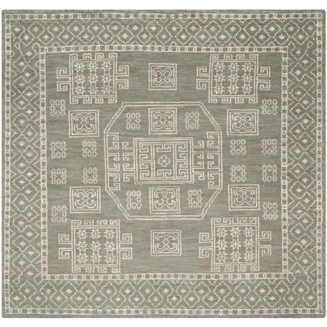 SAFAVIEH Kenya Collection KNY635A Hand-knotted Grey Rug Image 1