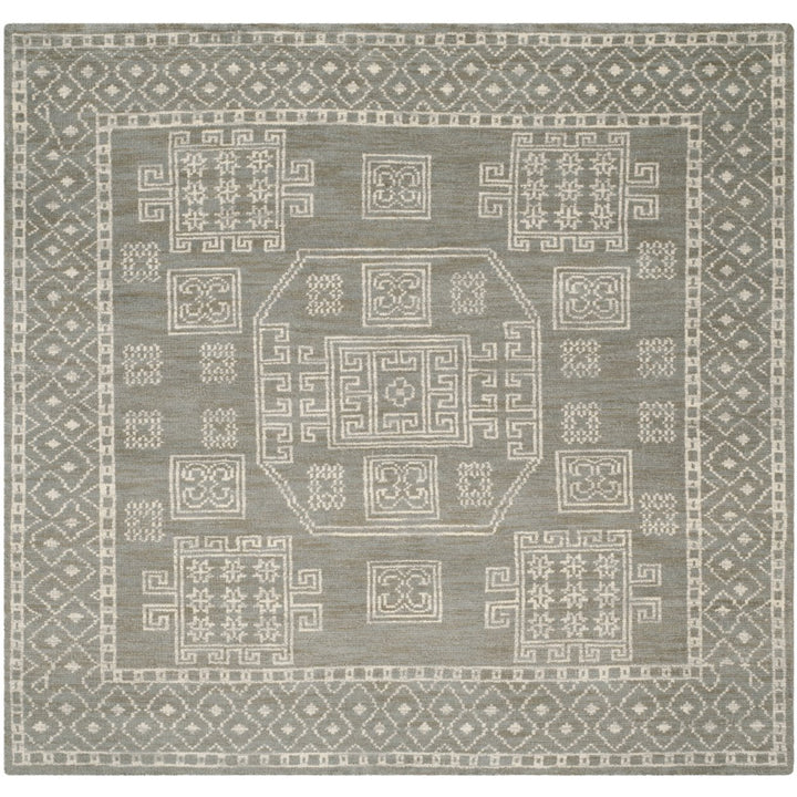 SAFAVIEH Kenya Collection KNY635A Hand-knotted Grey Rug Image 1