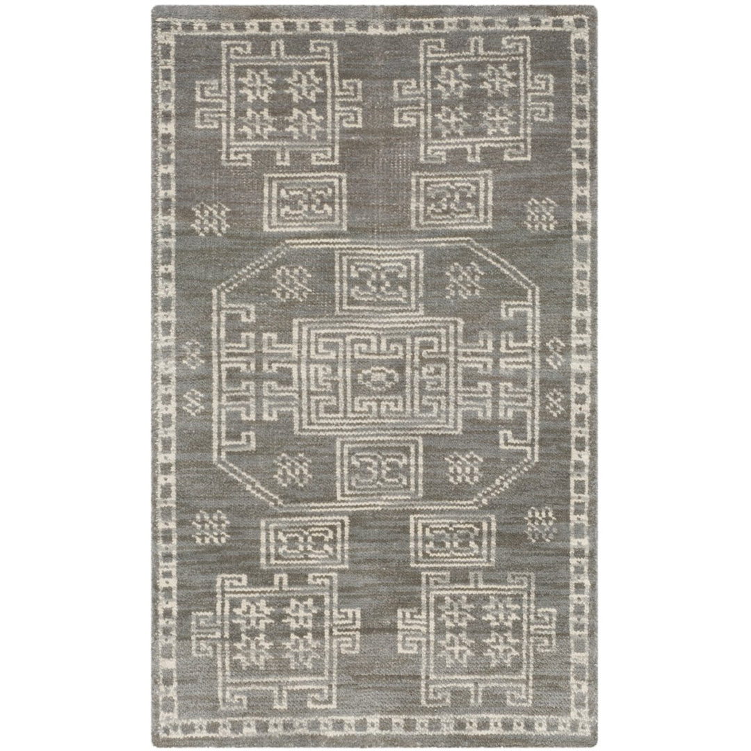 SAFAVIEH Kenya Collection KNY635A Hand-knotted Grey Rug Image 1