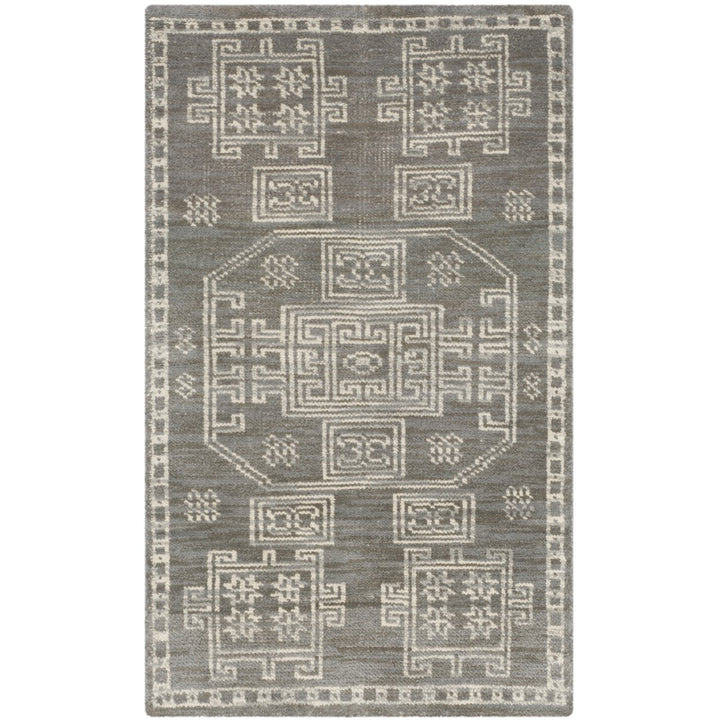 SAFAVIEH Kenya Collection KNY635A Hand-knotted Grey Rug Image 1