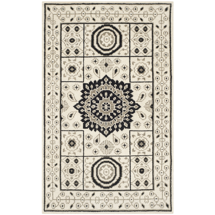 SAFAVIEH Kenya KNY625A Hand-knotted Ivory / Grey Rug Image 7