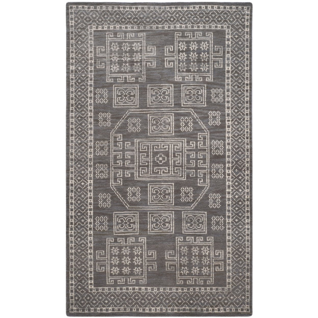 SAFAVIEH Kenya Collection KNY635A Hand-knotted Grey Rug Image 1