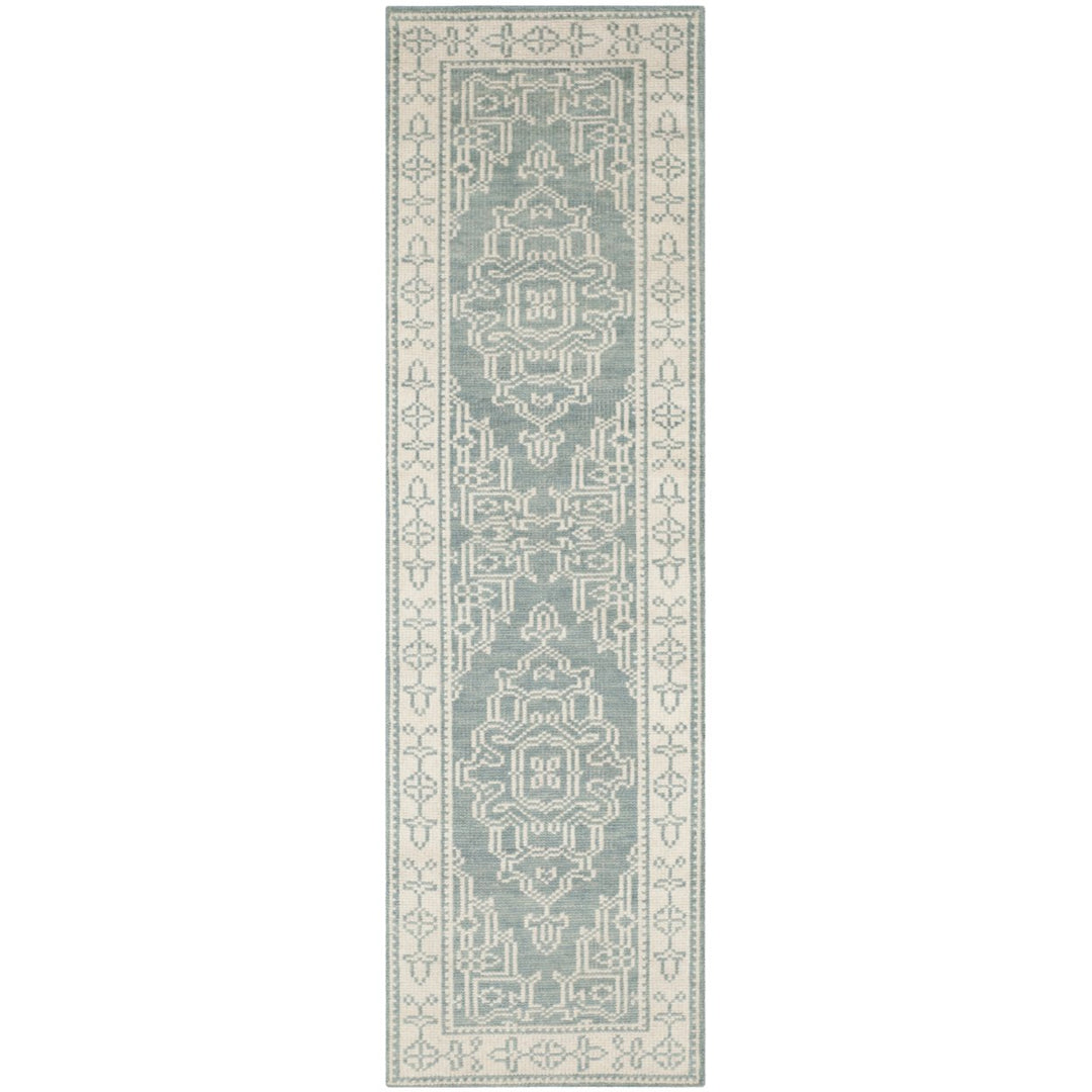 Safavieh KNY638A Kenya Ivory / Blue Image 1