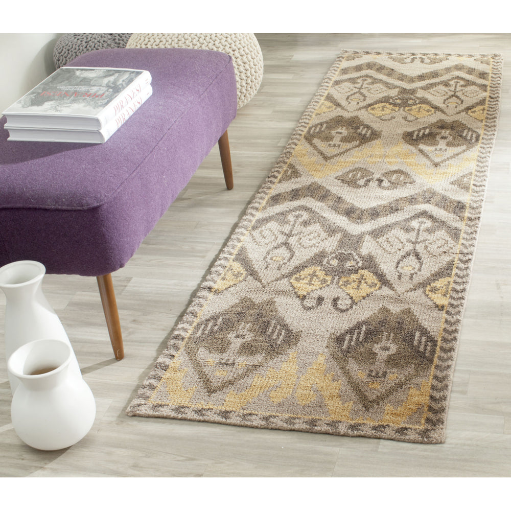 SAFAVIEH Kenya KNY656A Hand-knotted Gold / Beige Rug Image 2