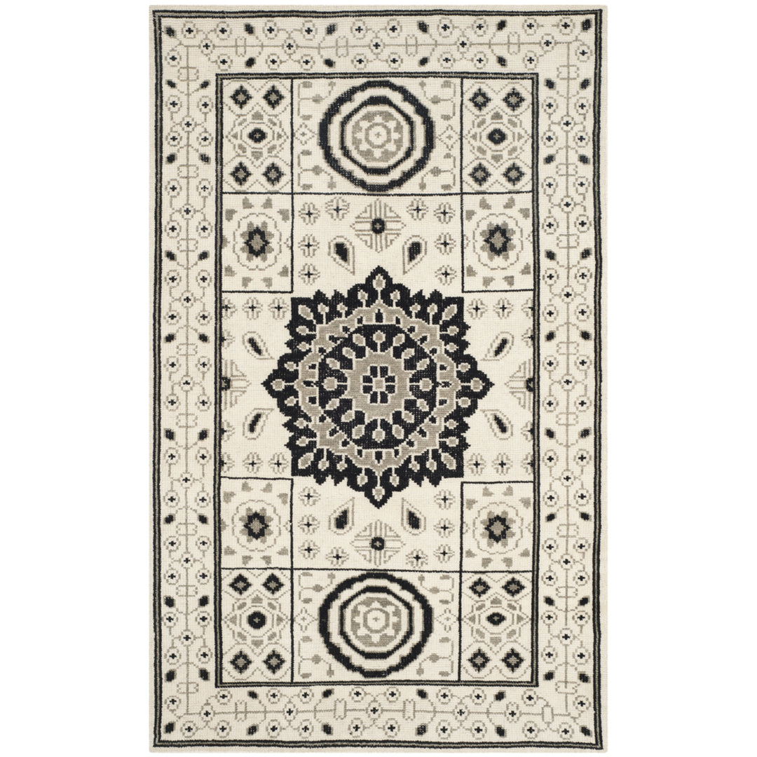 SAFAVIEH Kenya KNY625A Hand-knotted Ivory / Grey Rug Image 8