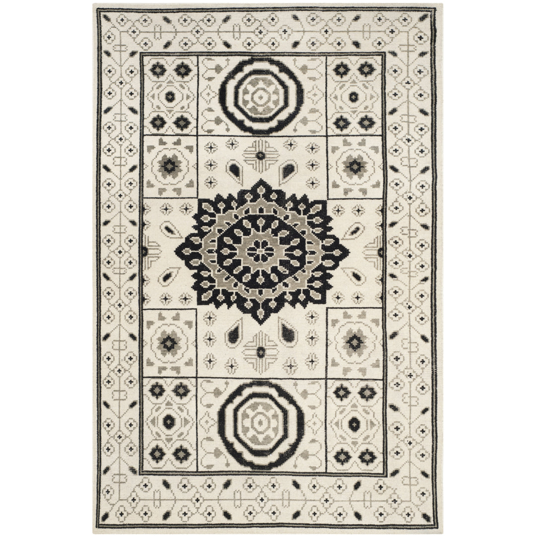 SAFAVIEH Kenya KNY625A Hand-knotted Ivory / Grey Rug Image 9