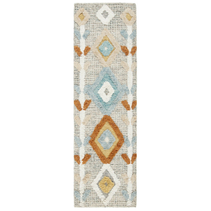 SAFAVIEH Kenya Collection KNY665F Handmade Grey/Blue Rug Image 3