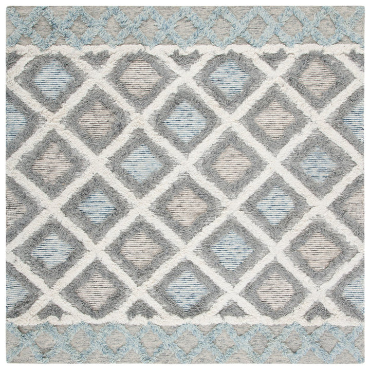 SAFAVIEH Kenya KNY667A Handmade Ivory / Grey Rug Image 1