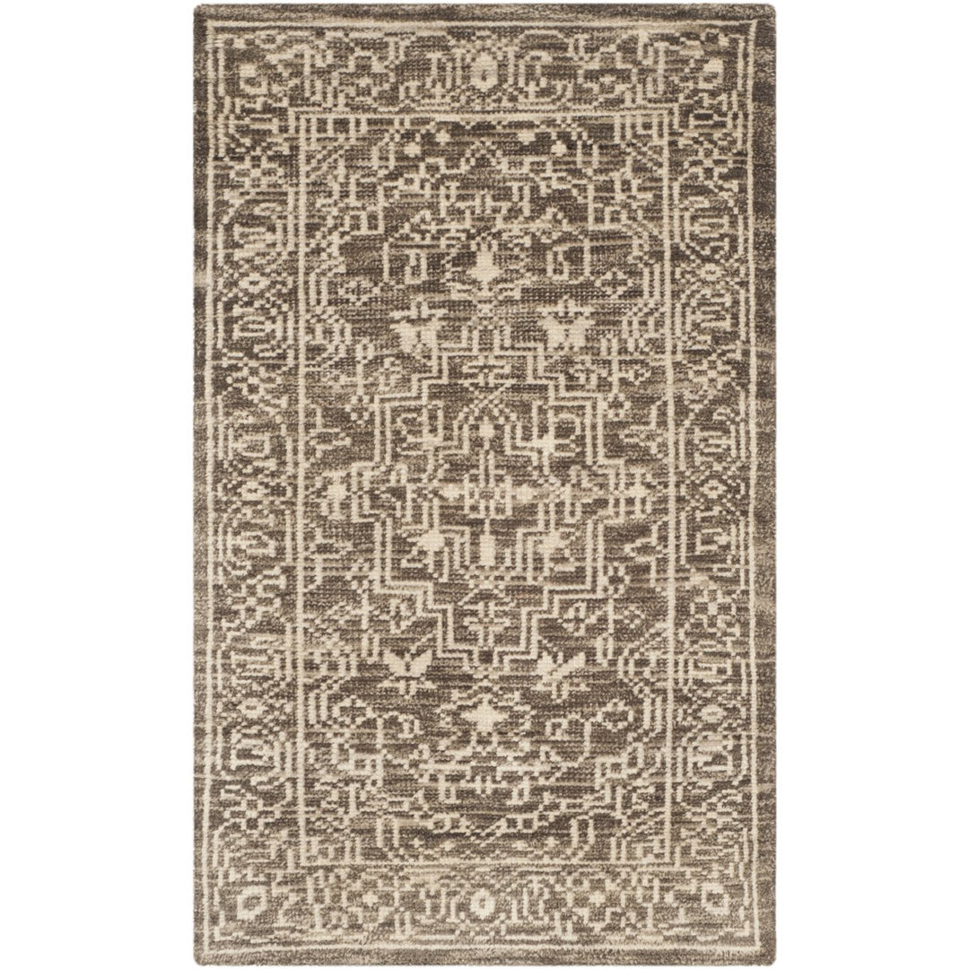 SAFAVIEH Kenya KNY682A Hand-knotted Brown / Beige Rug Image 1