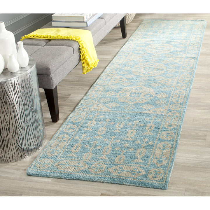 SAFAVIEH Kenya Collection KNY683A Hand-knotted Blue Rug Image 2