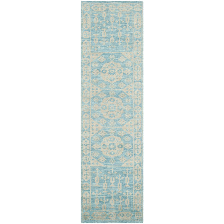 SAFAVIEH Kenya Collection KNY683A Hand-knotted Blue Rug Image 1