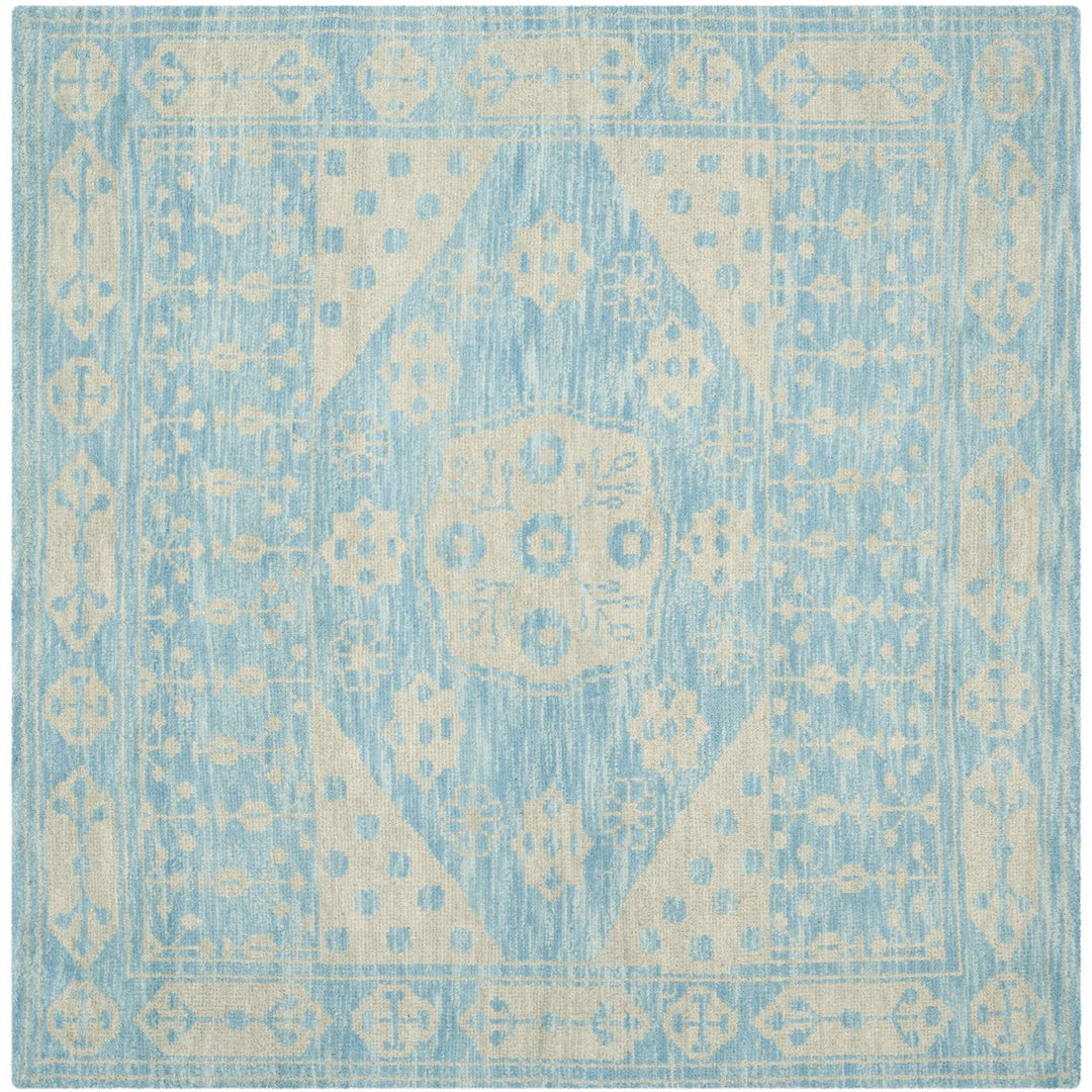 SAFAVIEH Kenya Collection KNY683A Hand-knotted Blue Rug Image 1