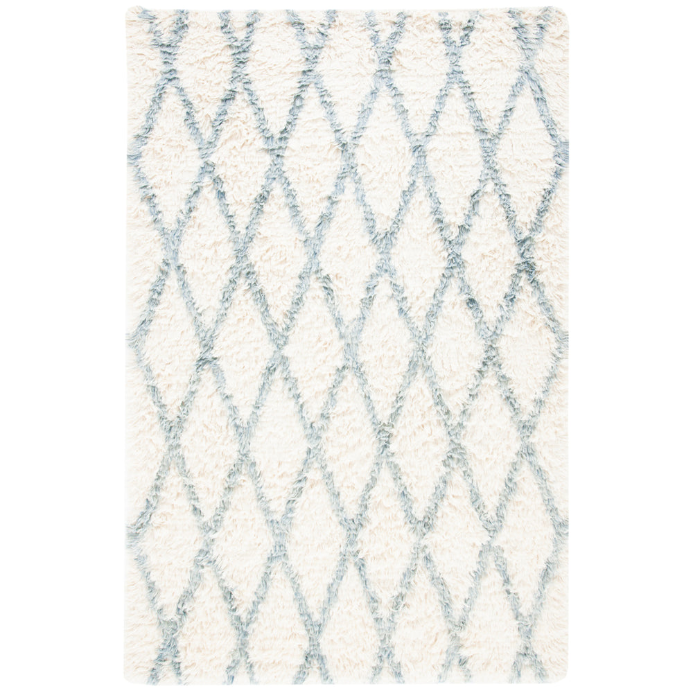 SAFAVIEH Kenya KNY712A Hand-knotted Ivory / Blue Rug Image 2