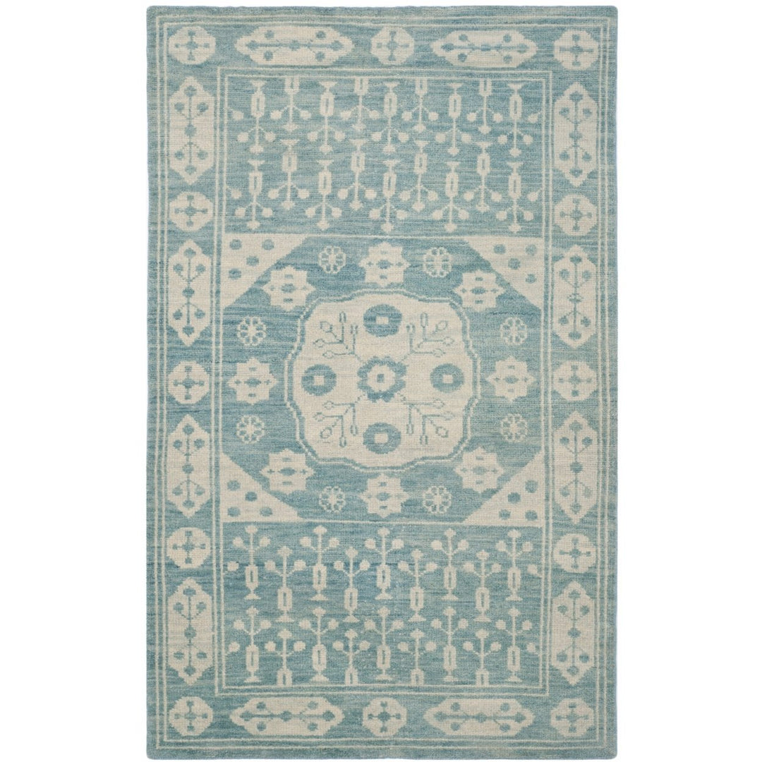 SAFAVIEH Kenya Collection KNY683A Hand-knotted Blue Rug Image 1