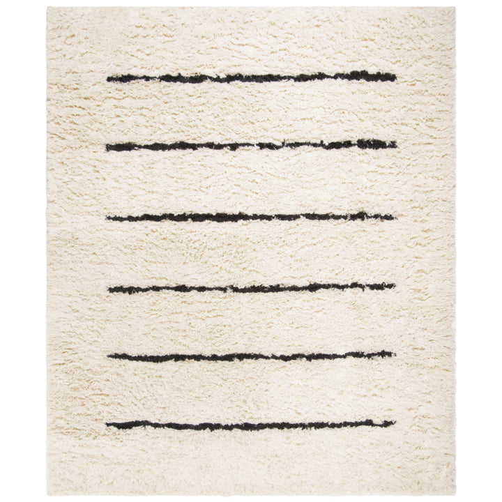 SAFAVIEH Kenya KNY750Z Hand-knotted Ivory / Black Rug Image 4