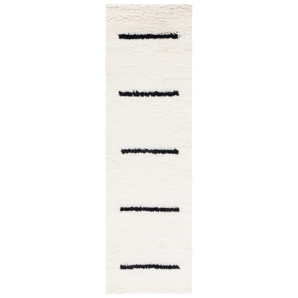 SAFAVIEH Kenya KNY750Z Hand-knotted Ivory / Black Rug Image 2