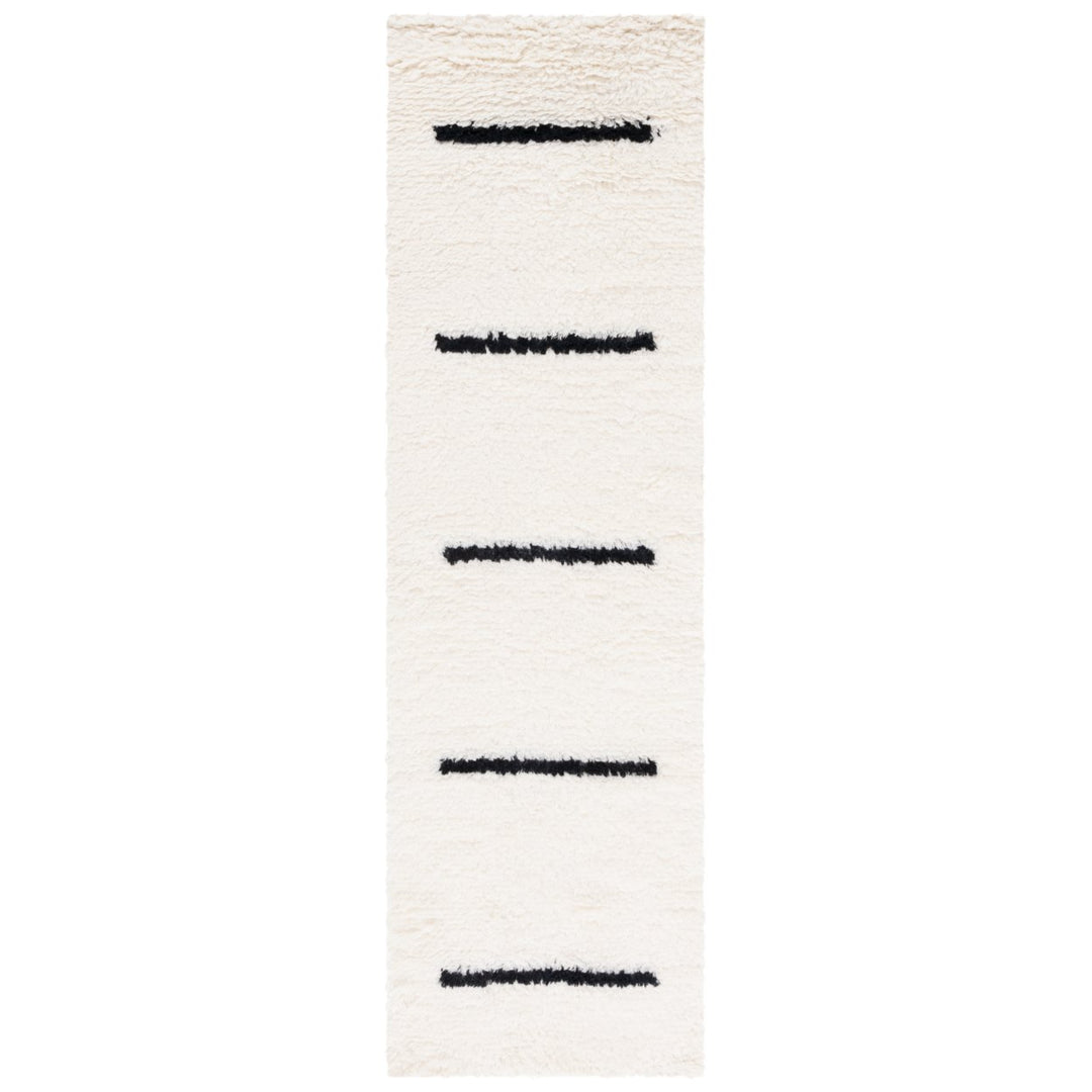 SAFAVIEH Kenya KNY750Z Hand-knotted Ivory / Black Rug Image 1