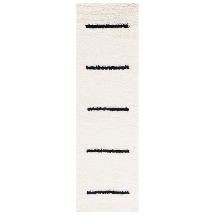 SAFAVIEH Kenya KNY750Z Hand-knotted Ivory / Black Rug Image 1