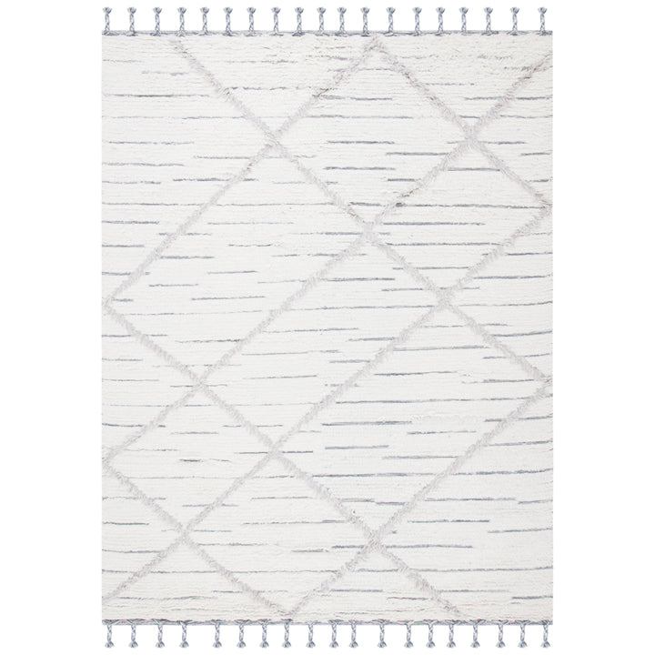 SAFAVIEH Kenya KNY953A Handwoven Ivory / Grey Rug Image 1