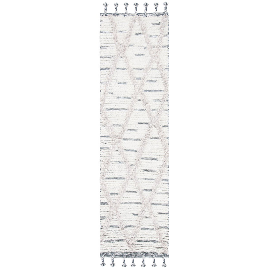 SAFAVIEH Kenya KNY953A Handwoven Ivory / Grey Rug Image 3