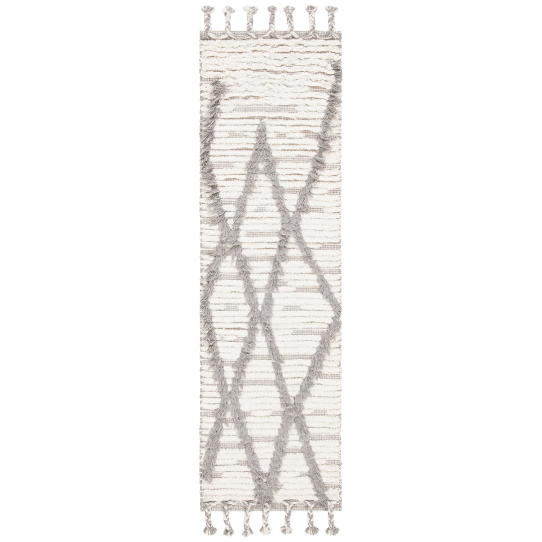 SAFAVIEH Kenya KNY954A Handwoven Ivory / Grey Rug Image 3