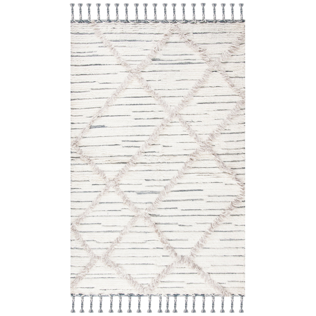 SAFAVIEH Kenya KNY953A Handwoven Ivory / Grey Rug Image 7