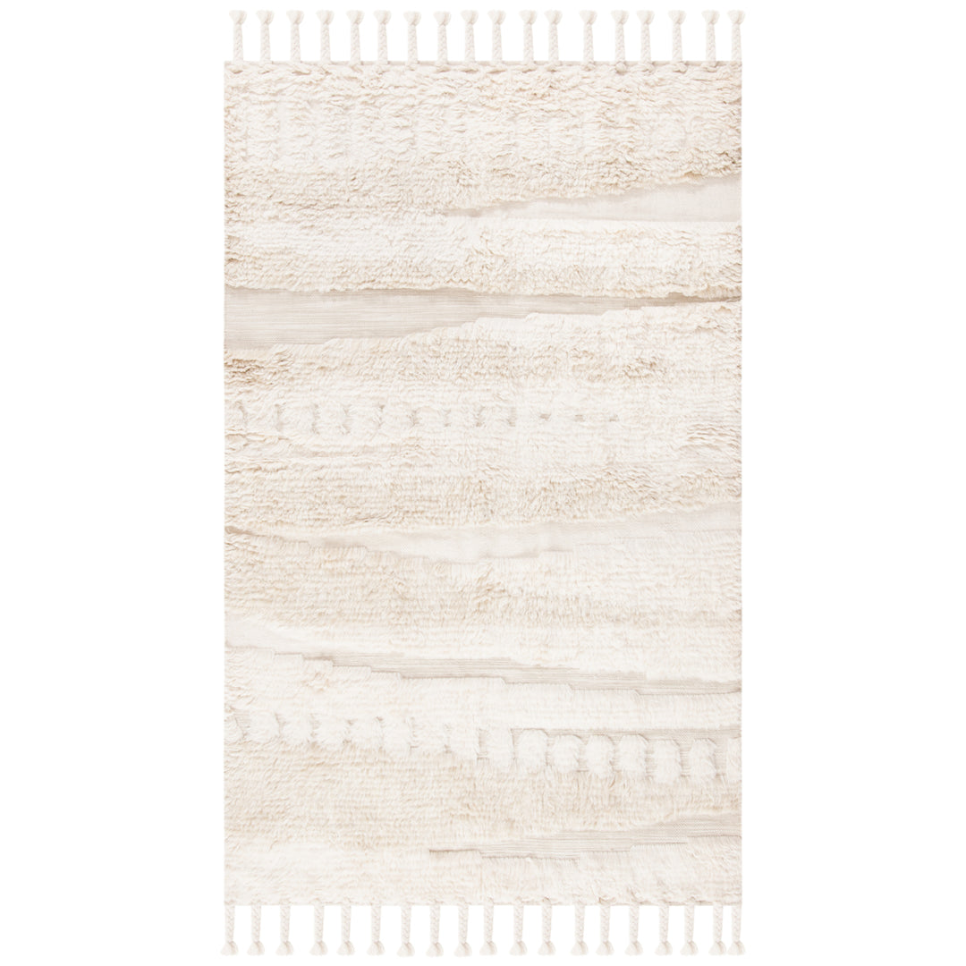 SAFAVIEH Kenya KNY958A Handwoven Ivory / Beige Rug Image 1