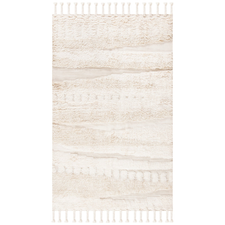 SAFAVIEH Kenya KNY958A Handwoven Ivory / Beige Rug Image 1