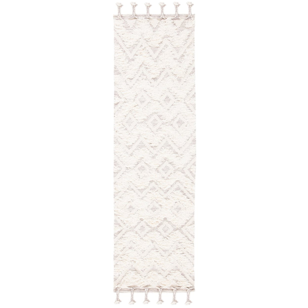 SAFAVIEH Kenya KNY957A Handwoven Ivory / Grey Rug Image 3