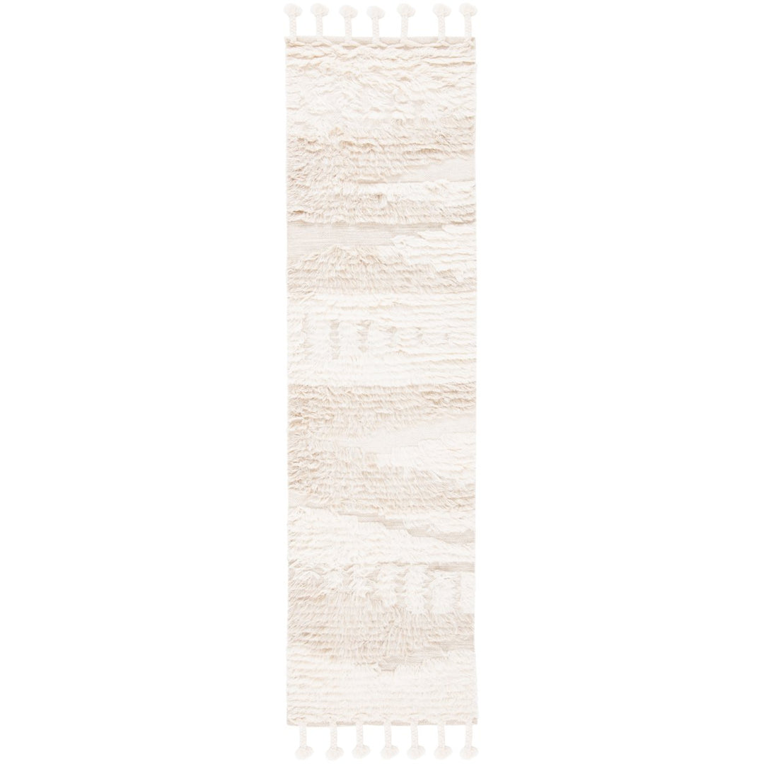 SAFAVIEH Kenya KNY958A Handwoven Ivory / Beige Rug Image 1