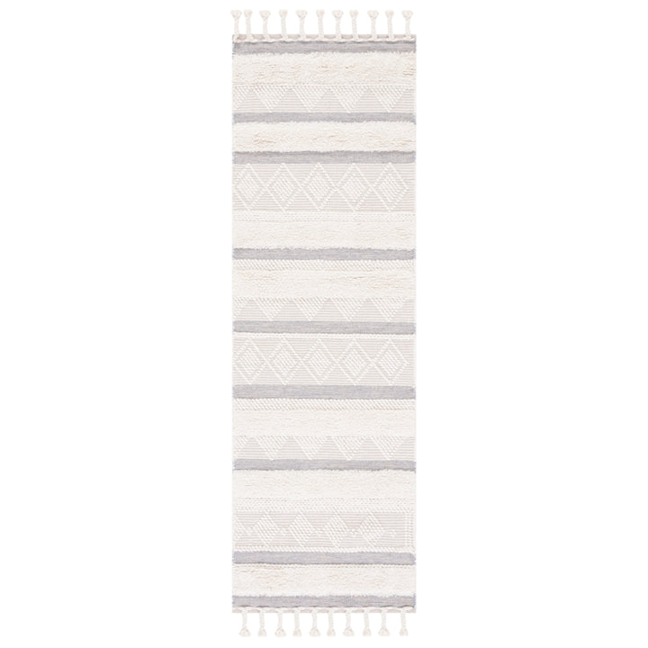 SAFAVIEH Kenya KNY959A Handwoven Ivory / Grey Rug Image 3